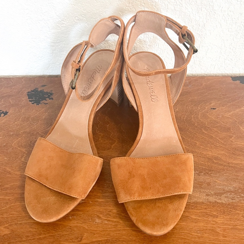 MADEWELL CLAUDIA SUEDE HEEL size 6
